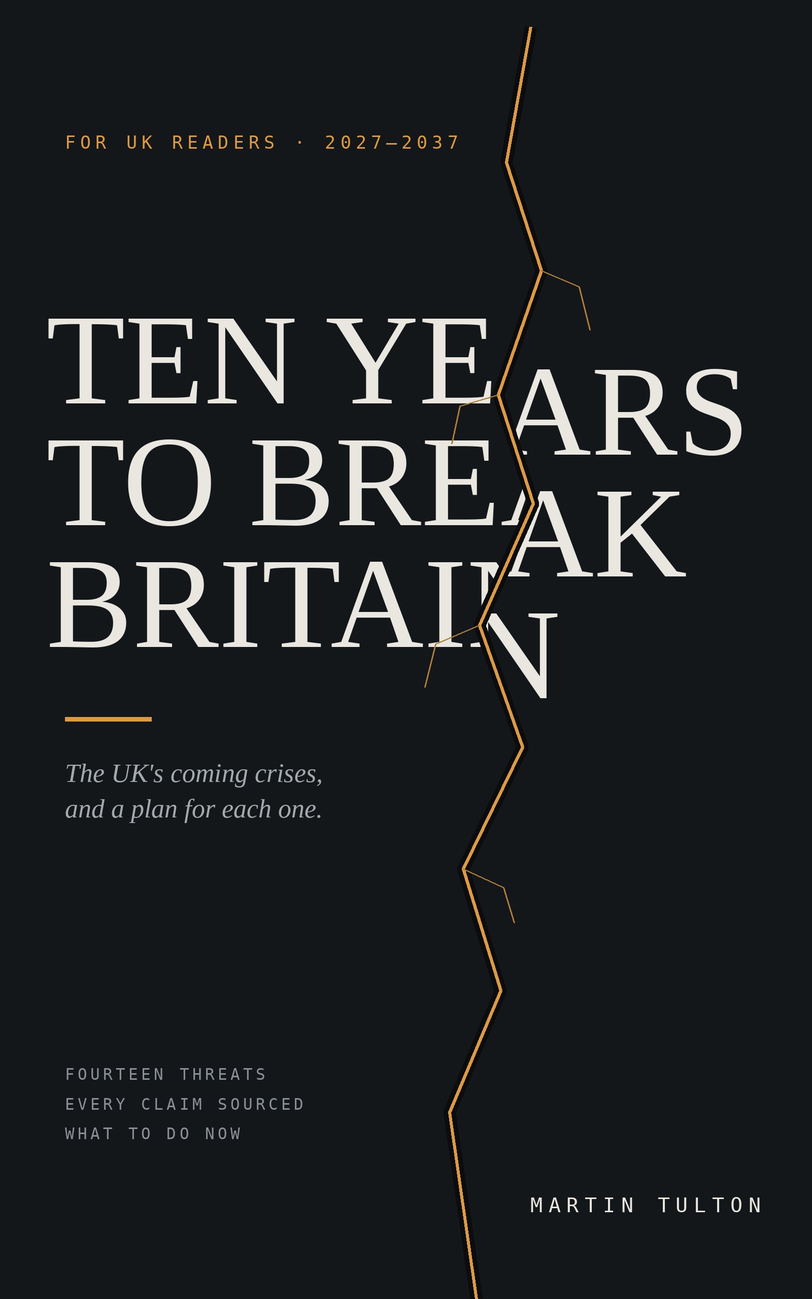 Cover of Ten Years To Break Britain by Martin Tulton